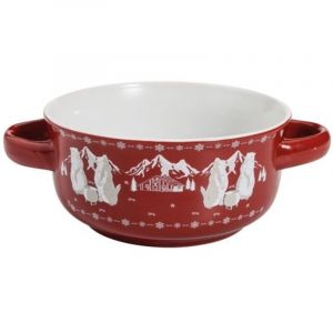 Table & cook Bol &Agrave; Soupe 13.5 Cm Rouge - Marmottes