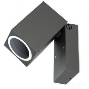Applique murale orientable ext&eacute;rieur anthracite 165MM design pour ampoule GU10