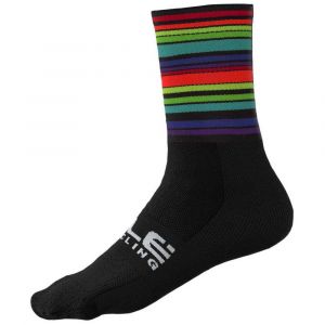 Ale Flash Socks - Chaussettes de cyclisme taille 36-39 - S, noir