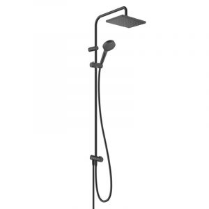 Hansgrohe 26282670 Vernis Shape Duschsystem 230 1 Strahlart Reno Mattschwarz Colonne de Douche, Noir Mat