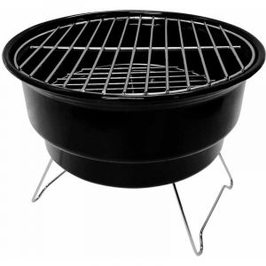Barbecue au charbon de bois avec sac isotherme Marjal Noir &Oslash;26,5x22,5cm 7house Noir/Rouge