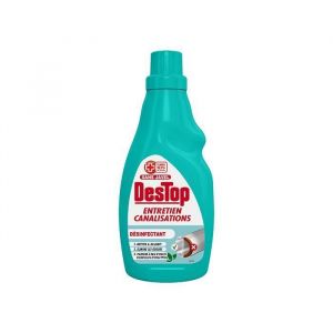 Destop Flacon de 750ml Gel Entretien Canalisation Désinfectant