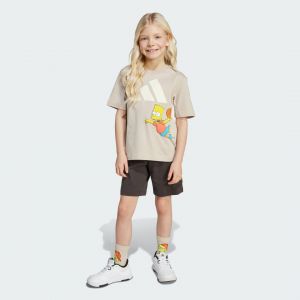 Adidas Ensemble lk sim set enfant beige