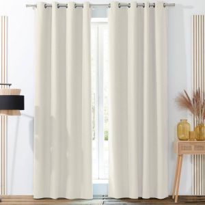 Rideau occultant phonique L.140xH.260 BOREAL - naturel