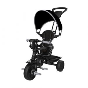 TP Toys 708 - Tricycle 4 en 1 Plus Deluxe, Tempête Grise, Tricycle Évolutif et Réglable pour Enfants de 10 à 36 Mois - Gris