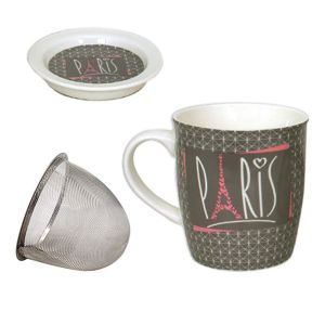 United Labels Mug Paris avec infuseur pour le thé