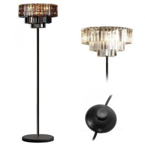 Toolight - lampadaire APP925-3F noir 3-POINTS de lumi&egrave;re E14 37X37X140CM