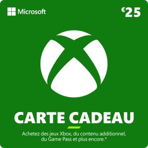 Microsoft Carte Cadeau Xbox - 25€ - Code de téléchargement