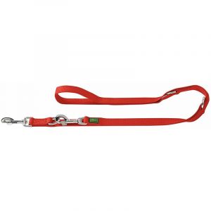Hunter Laisse de Dressage en Nylon de Corde, 10/200, Petit, Rouge