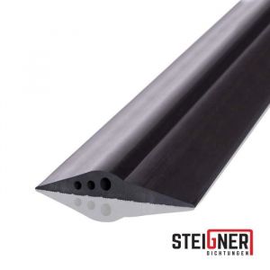 STEIGNER Seuil de porte Garage en EPDM, 5 m, 14 mm x 78 mm, SGD01