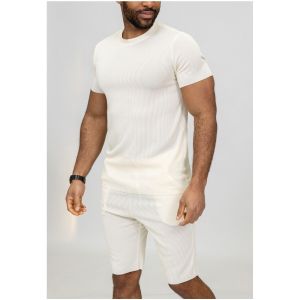 Kebello Ensembles de survêtement Ensemble Short,Tshirt Blanc H