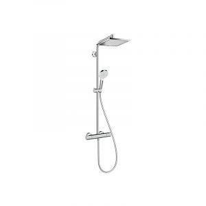 Hansgrohe Showerpipe Crometta E 240 Set de douche 1 jet, Chrome (HG-27271000)