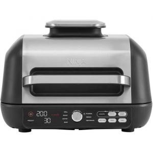 Grill D?Intérieur & Plancha Ninja Foodi Max Pro [Ag651eu] 2 Plaques De Cuisson Interchangeables, 7 Modes De Cuisson