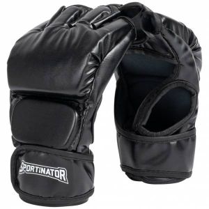 SPORTINATOR "Beast" Arts martiaux MMA Gants noir