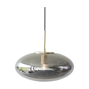 Suspension en laiton et verre 40xh36cm Reflect - Hübsch