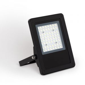 TechBrey Projecteur LED 50W Dimmable TRIAC 170 lm/W IP65 ELEGANCE Slim PRO Noir 5000K Blanc froid Asym&eacute;trique 30&ordm;x90&ordm;