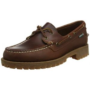 Sebago Ranger Waxy Homme Chaussures Bateau Brown Gum - Marron - 44 1/2