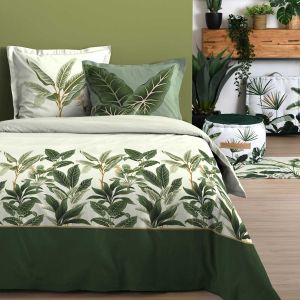Stof Parure de couette aux impressions de bananiers