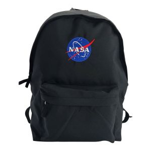La Plume Dorée Sac a dos Sac à dos NASA noir brodé
