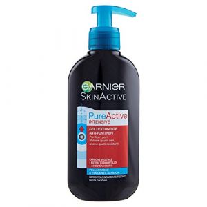Garnier PureActive Carbone - Gel detergente anti-punti neri 200ml