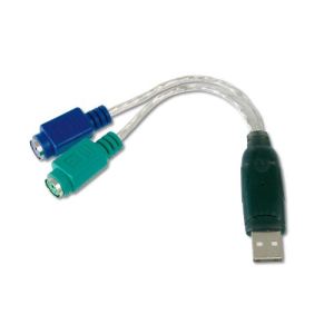 Digitus DA-70118 - Adaptateur USB vers 2 ports PS/2