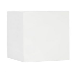 Applique murale bidirectionnelle 25 W en pl&acirc;tre blanc G9