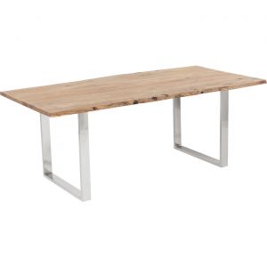 Image de Kare Design Table Harmony acacia chrome 180x90cm