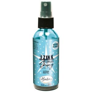 Aladine Encre en spray Izink Shiny - Océan - 80 ml