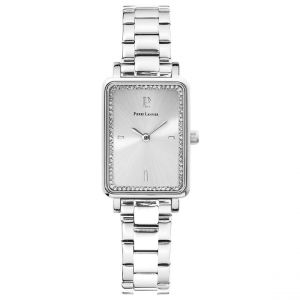 Pierre Lannier Montre Femme Ariane Cadran Argenté Bracelet Acier Argenté