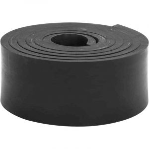 VidaXL Bordure en caoutchouc de chasse-neige noir 250x8x1 cm