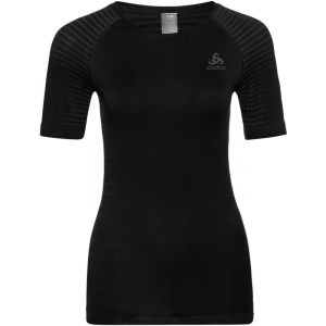 Image de Odlo Women´s SUW Top Crew Neck S/S Performance Light - Sous-vêtement synthétique taille M, noir