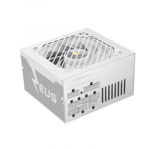 Mars Gaming Alimentation modulaire ATX Mpze750sim 750 W, garantie 10 ans, 80plus, argent et blanc