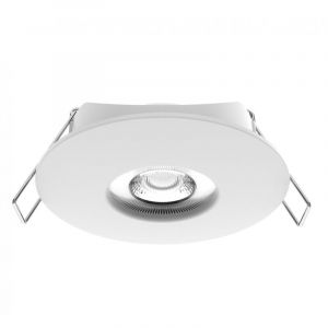 Image de Spot Downlight Led 5w Orientable Rond Ip44 Coupe &Oslash;68 Mm Blanc