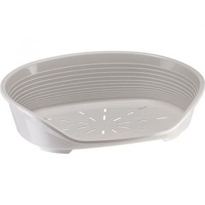 Ferplast Panier-Corbeille SIESTA DELUXE Taille 8 - 82*59,5*25 cm -Gris clair -