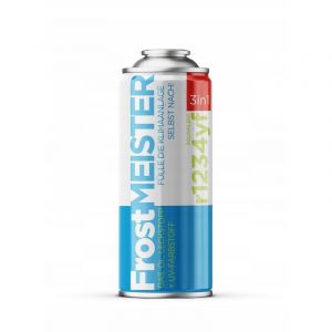 FrostMEISTER Kit de recharge 400 ml 2 en 1 pour climatiseur de voiture, entretien rapide, facile et respectueux de l'environnement avec protection contre la corrosion