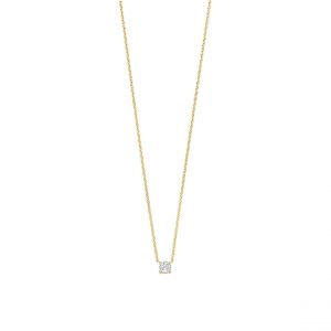 Ti sento Collier Femme - 3894ZY-42 Argent 925/1000 Dor&eacute;