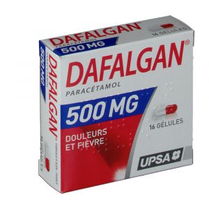 Upsa Dafalgan 500 mg - 16 G&eacute;lules
