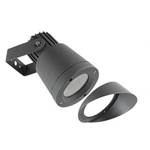 Image de Led C4 Lighting 1 lumière extérieure projecteur noir Ip65