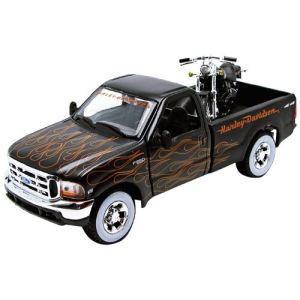 Maisto 32181Bk - Ford F 350 Super Duty Harley Davidson 1936 - Echelle 1/24