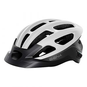 Sena R1 EVO Casque de V&eacute;lo Connect&eacute;, Matte White, S