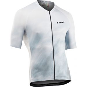 Northwave Air Short Sleeve Jersey Men, blanc/gris L Maillots route