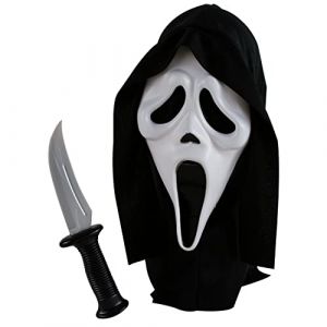 Kit masque et couteau de Scream adulte