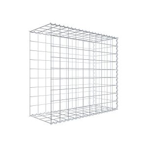 Gabion sur toile type 2 100 cm x 90 cm x 40 cm (L x H x P), maille 10 cm x 10 cm, spirale