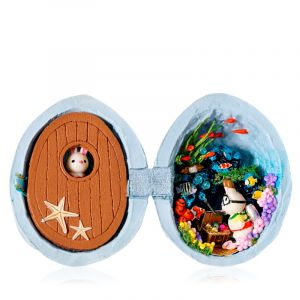 Dam Maquette miniature 3d promenade sous-marine 4x5x4 cm.