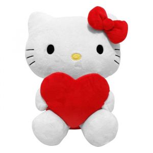 Joy Toy (IT) - Hello Kitty - Peluche Hello Kitty Coeur 14 cm