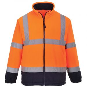 Portwest F301 &ndash; Hi-Vis Chiffon &eacute;pais et doux de 2 tons, F301ONRL