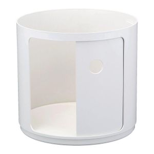 Kartell Rangement Componibili / 1 tiroir - H 38 cm blanc en matière plastique