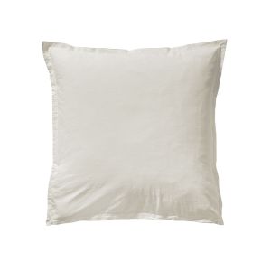 Essix Taie d'oreiller en coton lav&eacute; beige 65x65