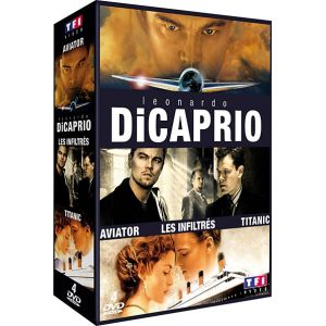Coffret Leonardo Di Caprio - Titanic + Les Infiltr&eacute;s + Aviator