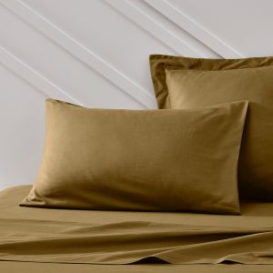 Today Taie d'oreiller carrée 100% coton 63 x 63 cm essential - marron bronze